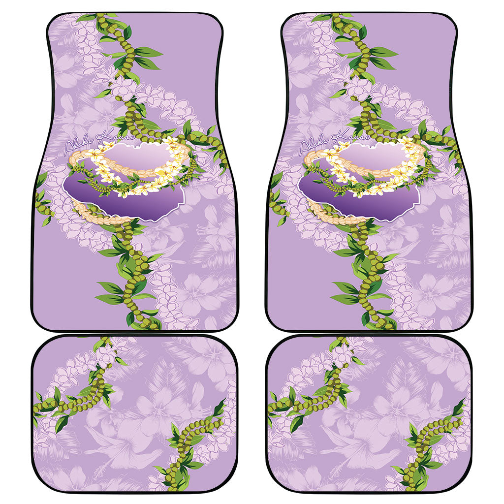 Hawaii Kauai Island Flowers Lei Car Mats Mokihana Lei LT7 - Polynesian Pride