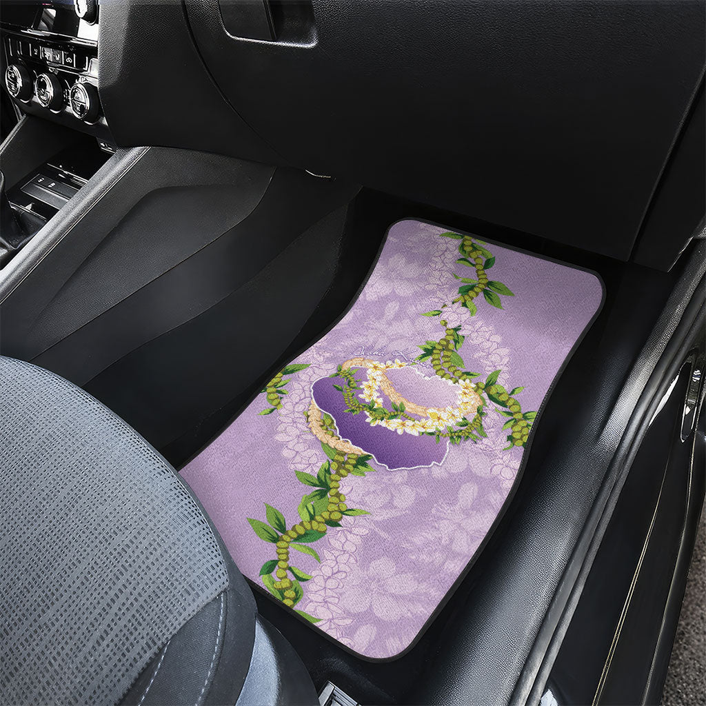 Hawaii Kauai Island Flowers Lei Car Mats Mokihana Lei LT7 - Polynesian Pride