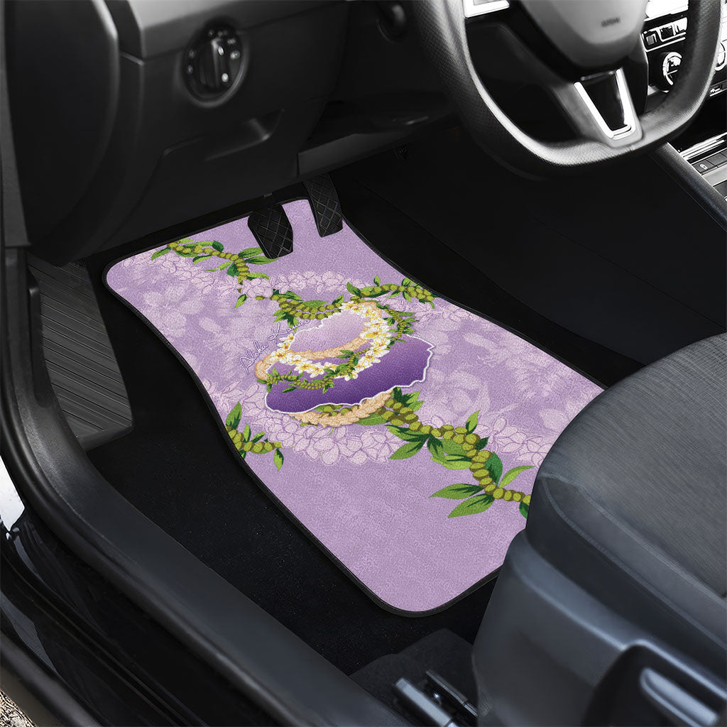 Hawaii Kauai Island Flowers Lei Car Mats Mokihana Lei LT7 - Polynesian Pride