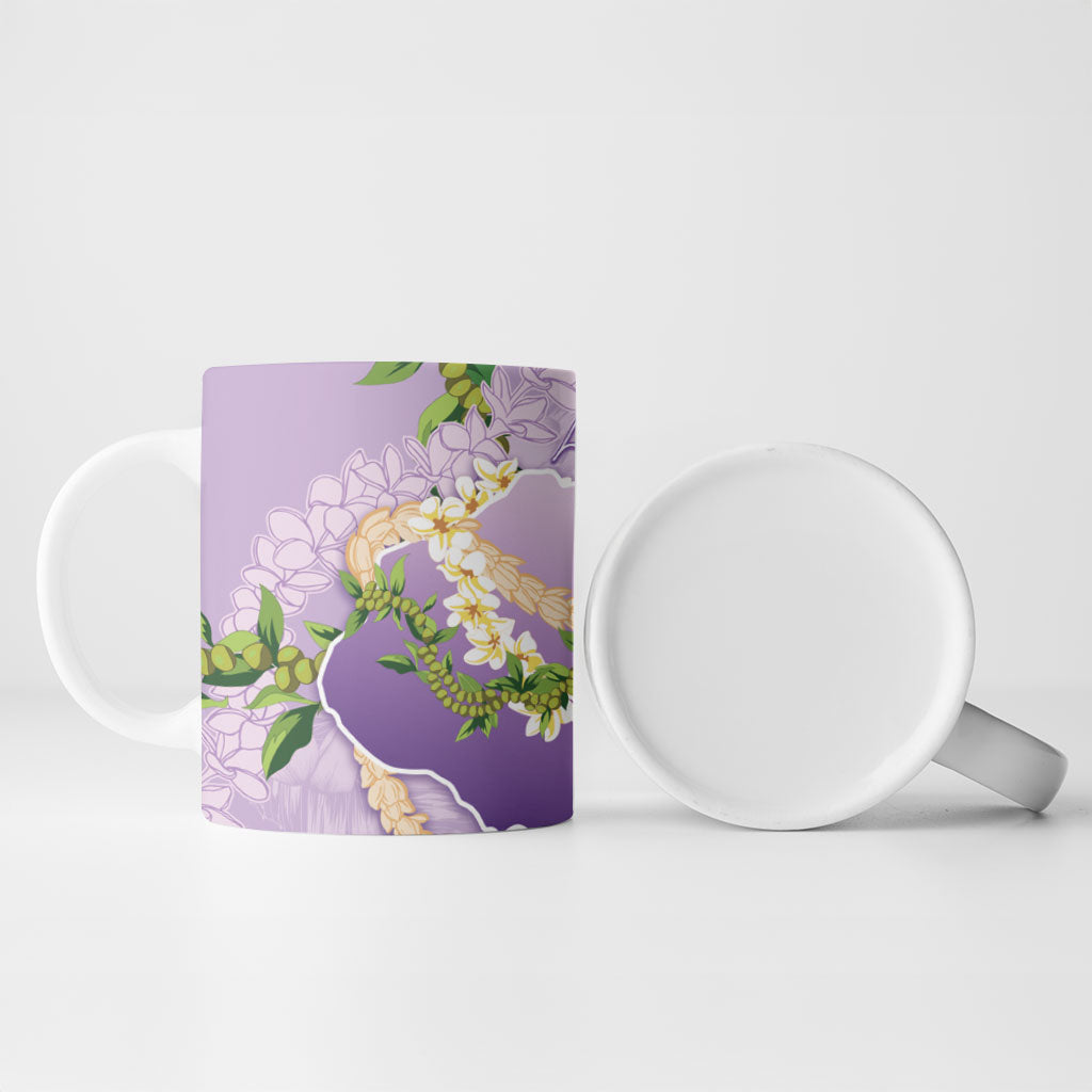 Hawaii Kauai Island Flowers Lei Ceramic Mug Mokihana Lei LT7 - Polynesian Pride