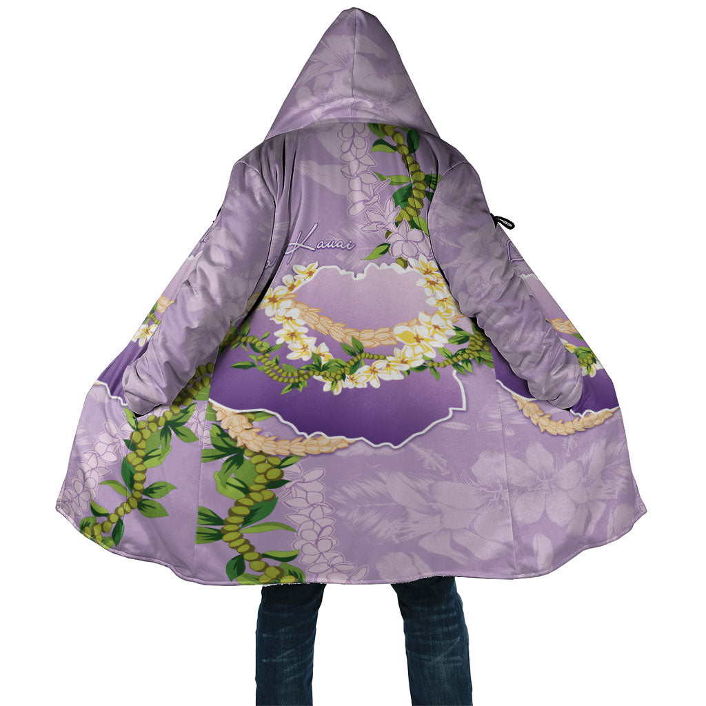 Hawaii Kauai Island Flowers Lei Cloak Mokihana Lei LT7 Unisex Lavender - Polynesian Pride