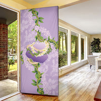 Hawaii Kauai Island Flowers Lei Door Cover Mokihana Lei
