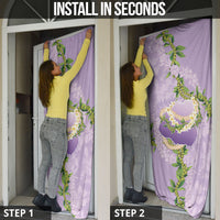 Hawaii Kauai Island Flowers Lei Door Cover Mokihana Lei