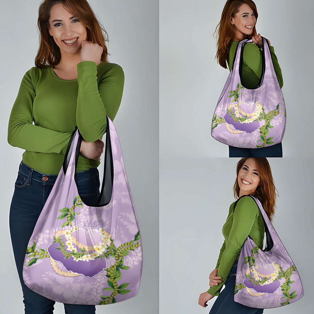 Hawaii Kauai Island Flowers Lei Grocery Bag Mokihana Lei LT7 - Polynesian Pride