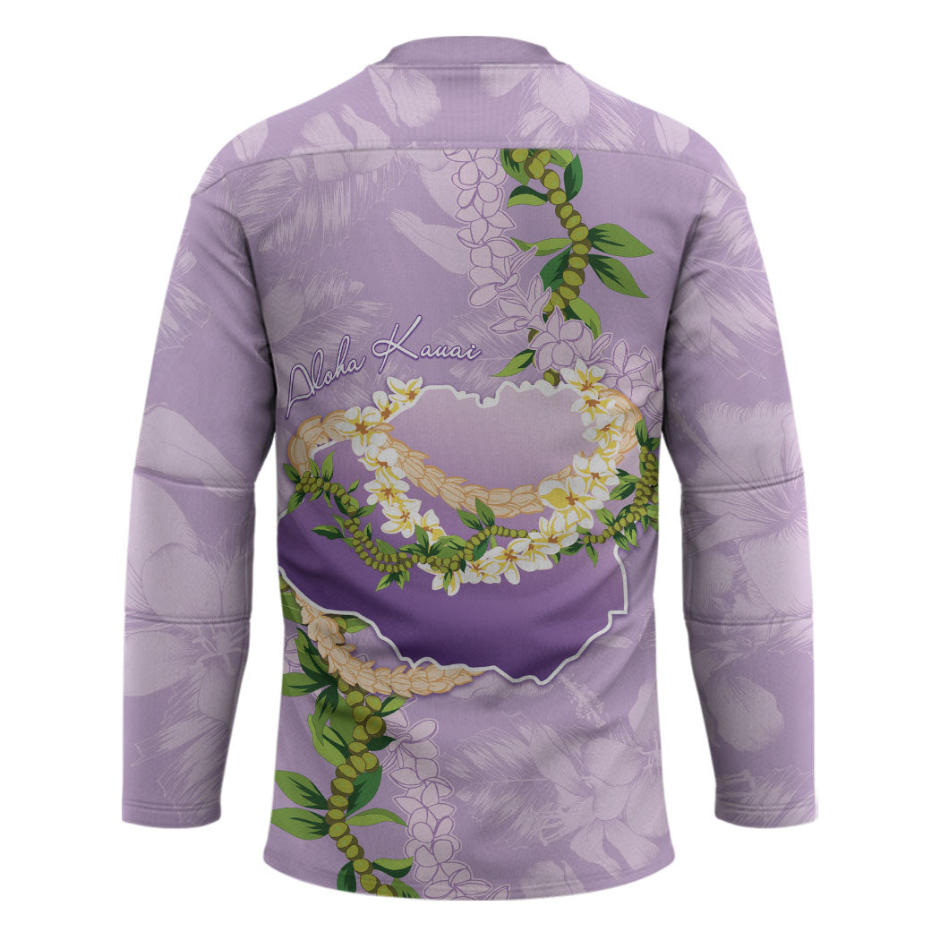 Hawaii Kauai Island Flowers Lei Hockey Jersey Mokihana Lei LT7 - Polynesian Pride
