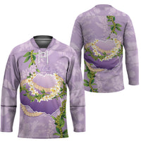 Hawaii Kauai Island Flowers Lei Hockey Jersey Mokihana Lei LT7 - Polynesian Pride