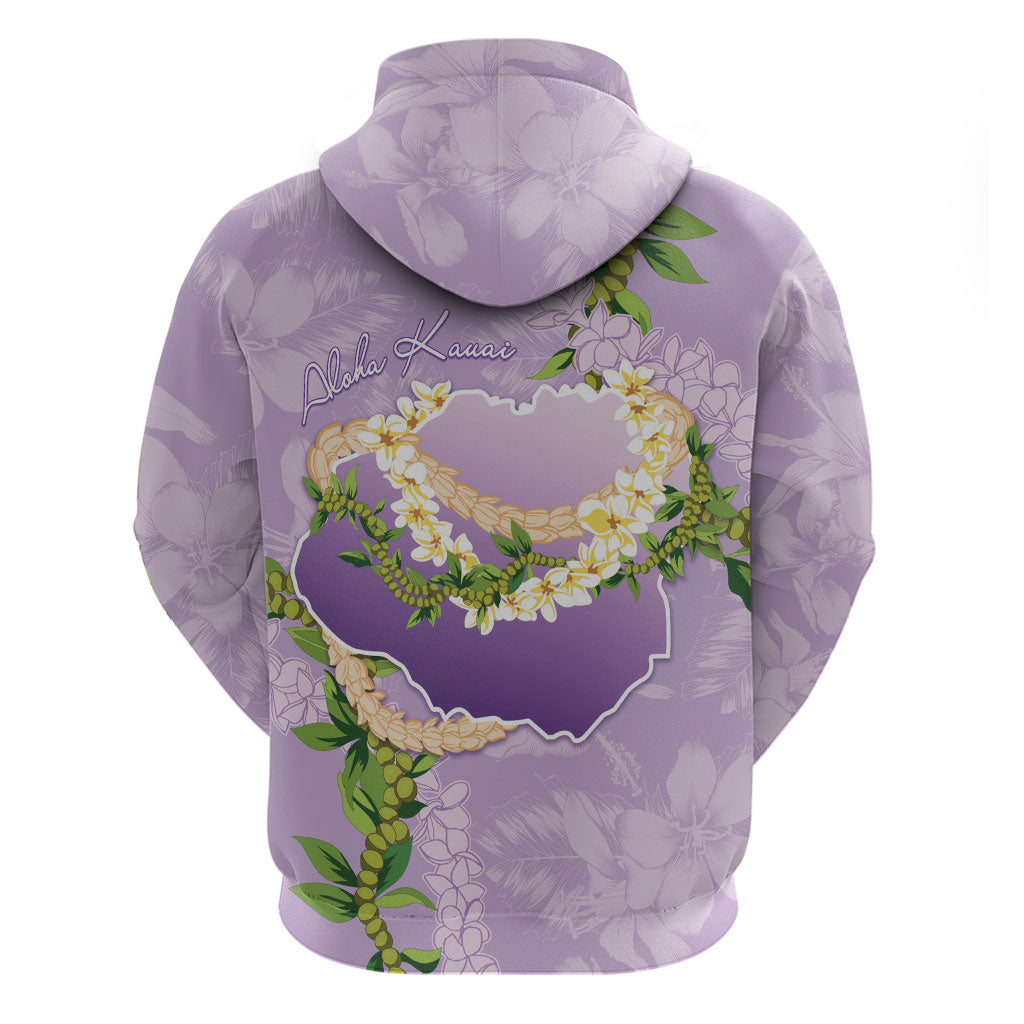 Hawaii Kauai Island Flowers Lei Hoodie Mokihana Lei LT7 - Polynesian Pride