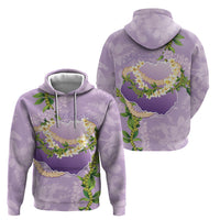Hawaii Kauai Island Flowers Lei Hoodie Mokihana Lei LT7 - Polynesian Pride
