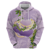 Hawaii Kauai Island Flowers Lei Hoodie Mokihana Lei LT7 - Polynesian Pride