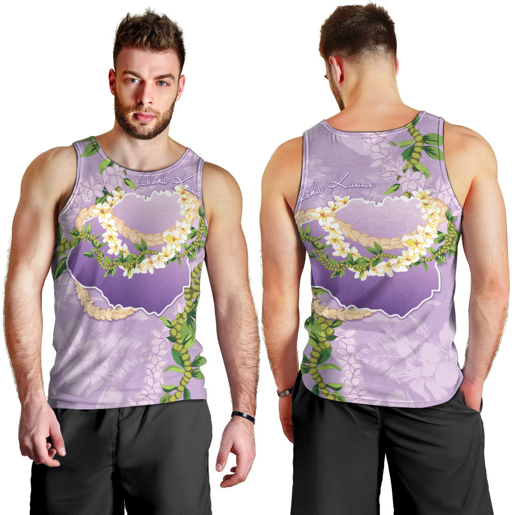 Hawaii Kauai Island Flowers Lei Men Tank Top Mokihana Lei LT7 - Polynesian Pride