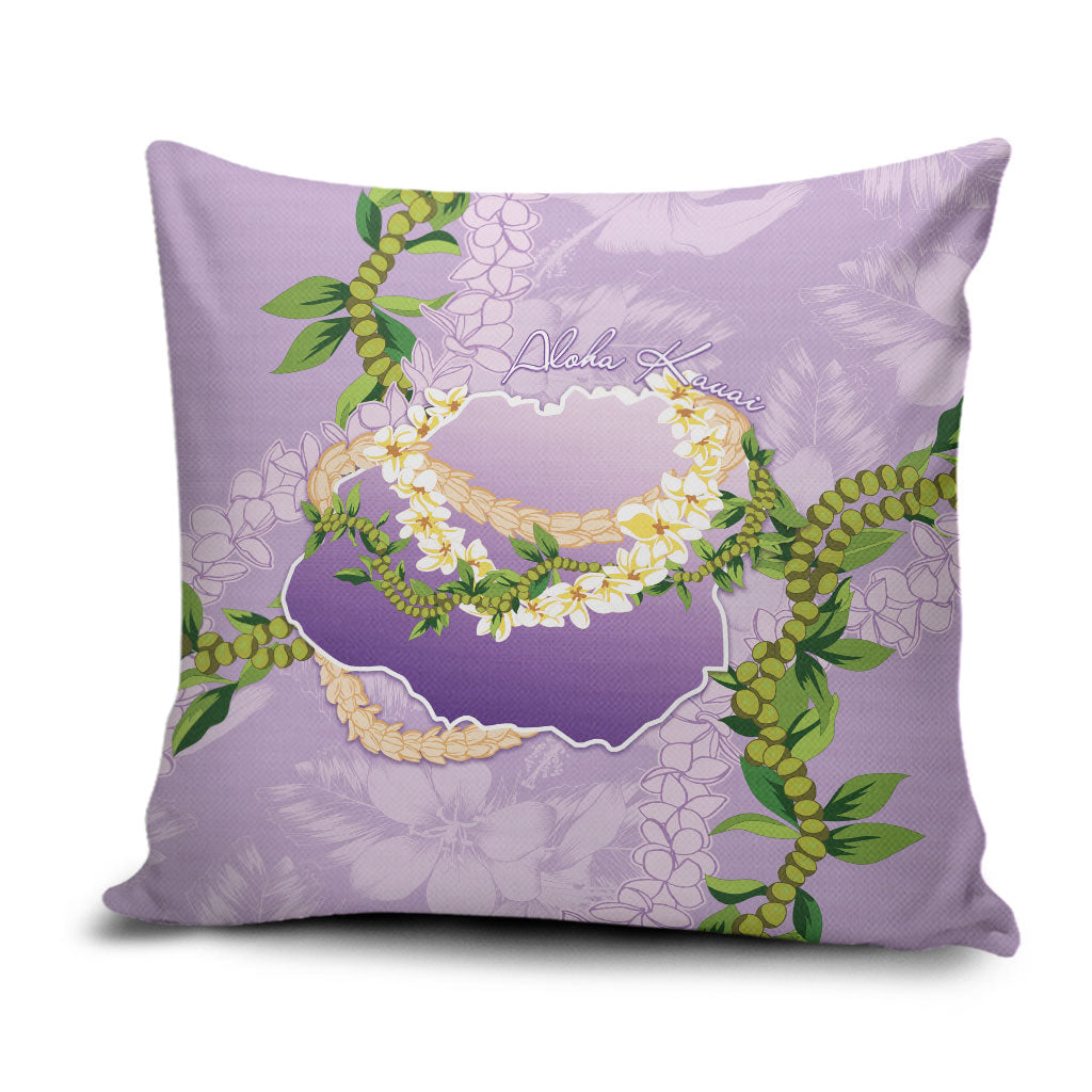 Hawaii Kauai Island Flowers Lei Pillow Cover Mokihana Lei