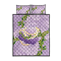 Hawaii Kauai Island Flowers Lei Quilt Bed Set Mokihana Lei LT7 - Polynesian Pride
