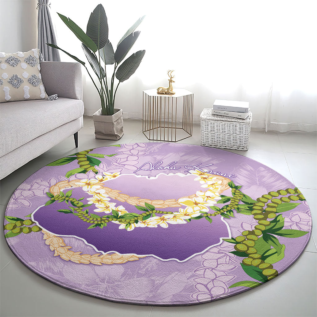 Hawaii Kauai Island Flowers Lei Round Carpet Mokihana Lei LT7 - Polynesian Pride