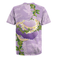Hawaii Kauai Island Flowers Lei Rugby Jersey Mokihana Lei LT7 - Polynesian Pride