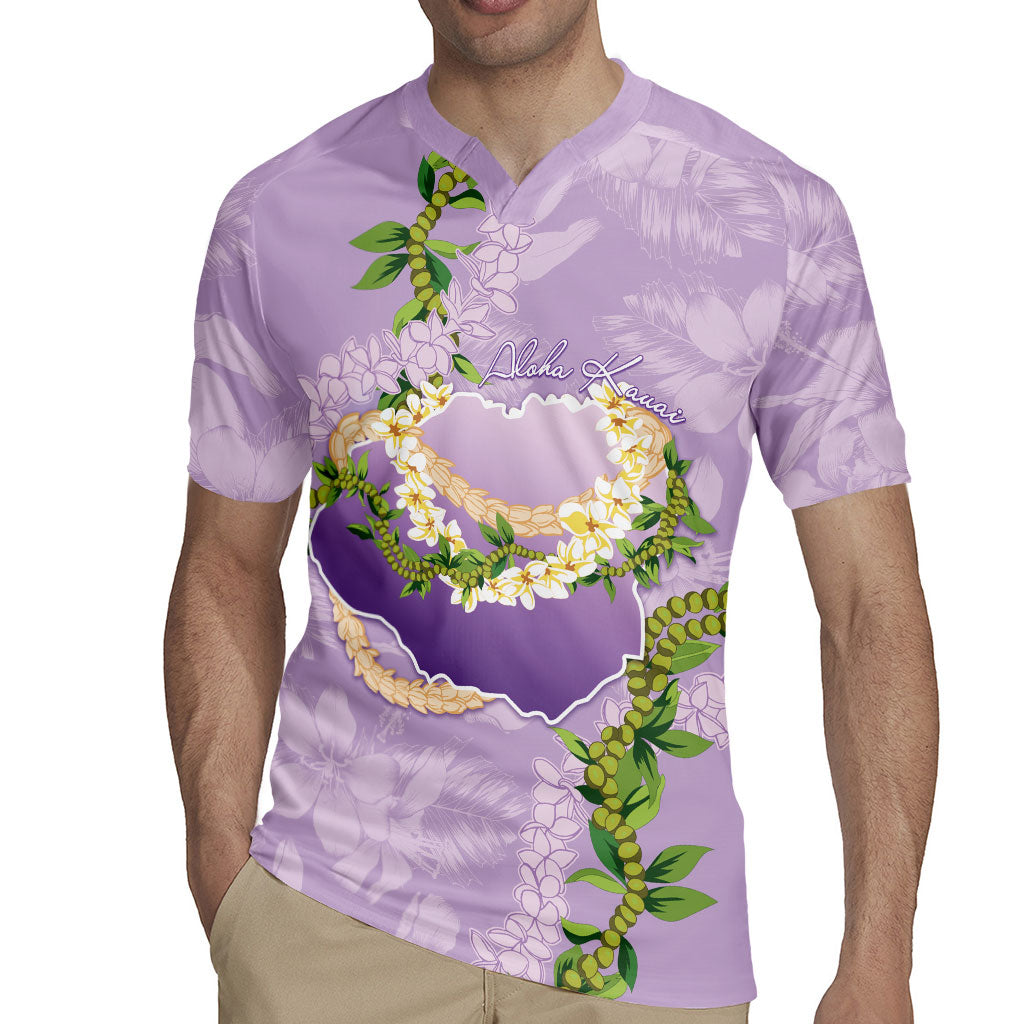 Hawaii Kauai Island Flowers Lei Rugby Jersey Mokihana Lei LT7 - Polynesian Pride