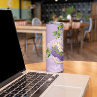 Hawaii Kauai Island Flowers Lei Skinny Tumbler Mokihana Lei