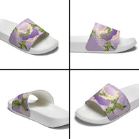 Hawaii Kauai Island Flowers Lei Slide Sandals Mokihana Lei LT7 - Polynesian Pride