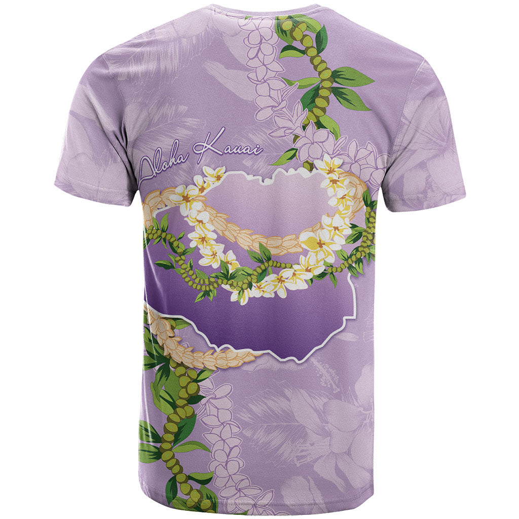 Hawaii Kauai Island Flowers Lei T Shirt Mokihana Lei