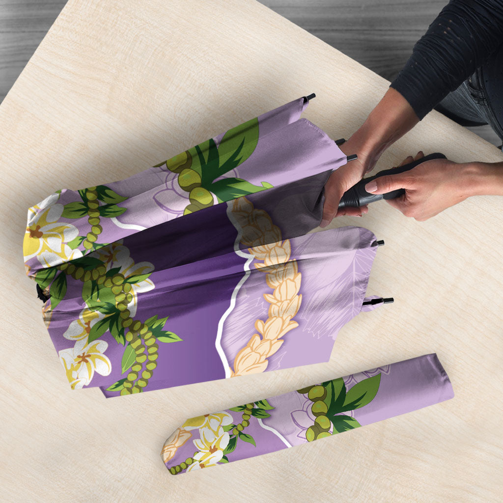 Hawaii Kauai Island Flowers Lei Umbrella Mokihana Lei LT7 - Polynesian Pride