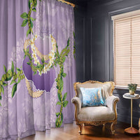 Hawaii Kauai Island Flowers Lei Window Curtain Mokihana Lei LT7 - Polynesian Pride