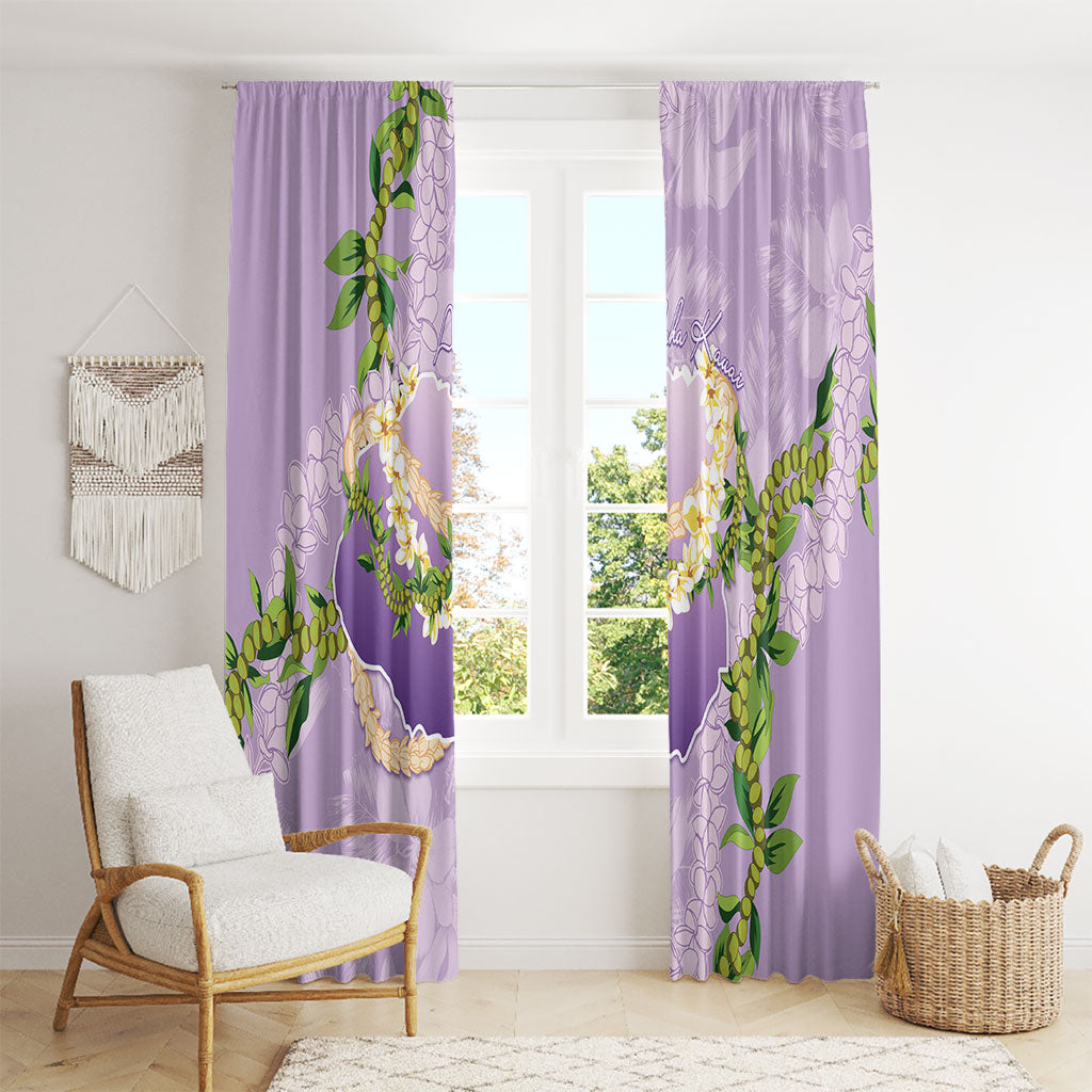 Hawaii Kauai Island Flowers Lei Window Curtain Mokihana Lei LT7 - Polynesian Pride