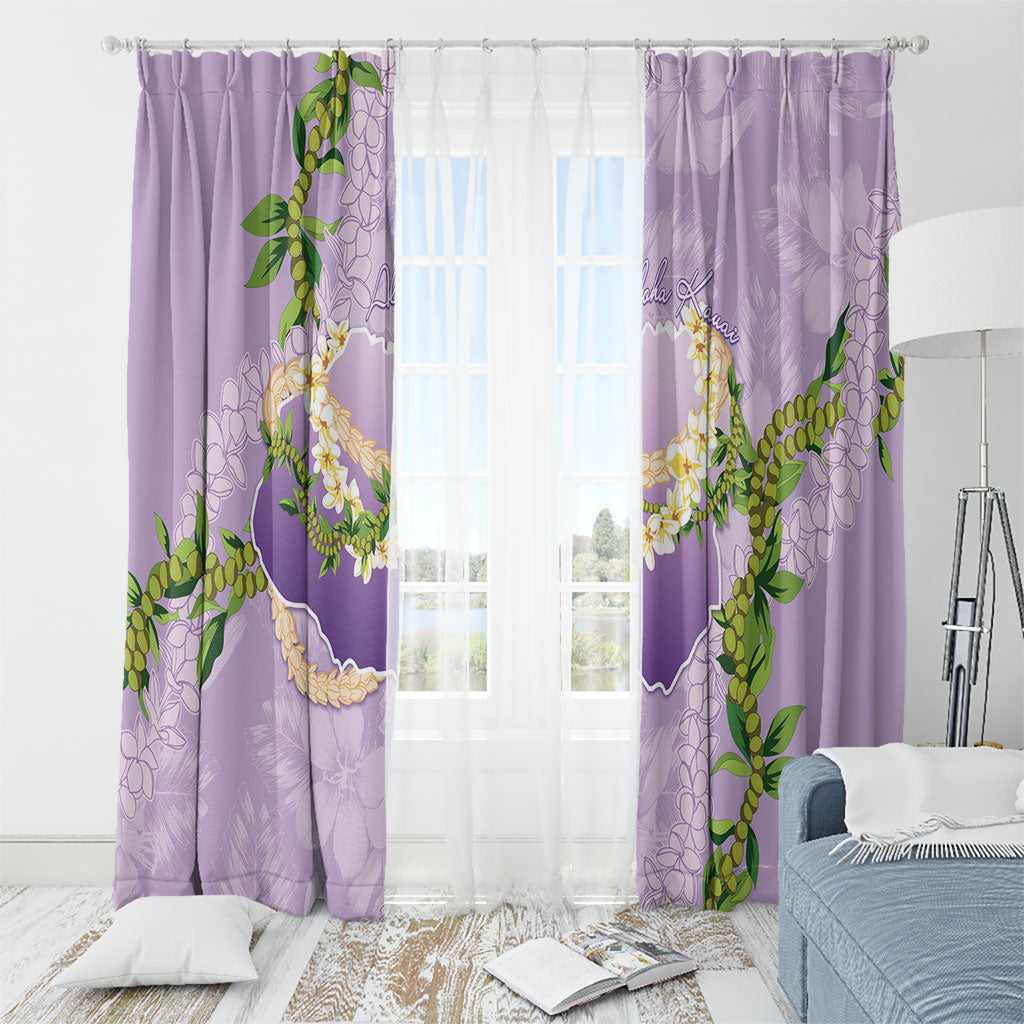 Hawaii Kauai Island Flowers Lei Window Curtain Mokihana Lei LT7 - Polynesian Pride