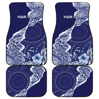 Fiji Queen Victoria School Personalised Car Mats Masi Tapa Torn Style