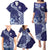 Fiji Queen Victoria School Personalised Family Matching Puletasi and Hawaiian Shirt Masi Tapa Torn Style