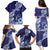 Fiji Queen Victoria School Personalised Family Matching Puletasi and Hawaiian Shirt Masi Tapa Torn Style