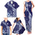 Fiji Queen Victoria School Personalised Family Matching Tank Maxi Dress and Hawaiian Shirt Masi Tapa Torn Style