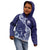 Fiji Queen Victoria School Personalised Kid Hoodie Masi Tapa Torn Style