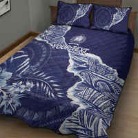Fiji Queen Victoria School Personalised Quilt Bed Set Masi Tapa Torn Style