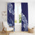 Fiji Queen Victoria School Personalised Window Curtain Masi Tapa Torn Style