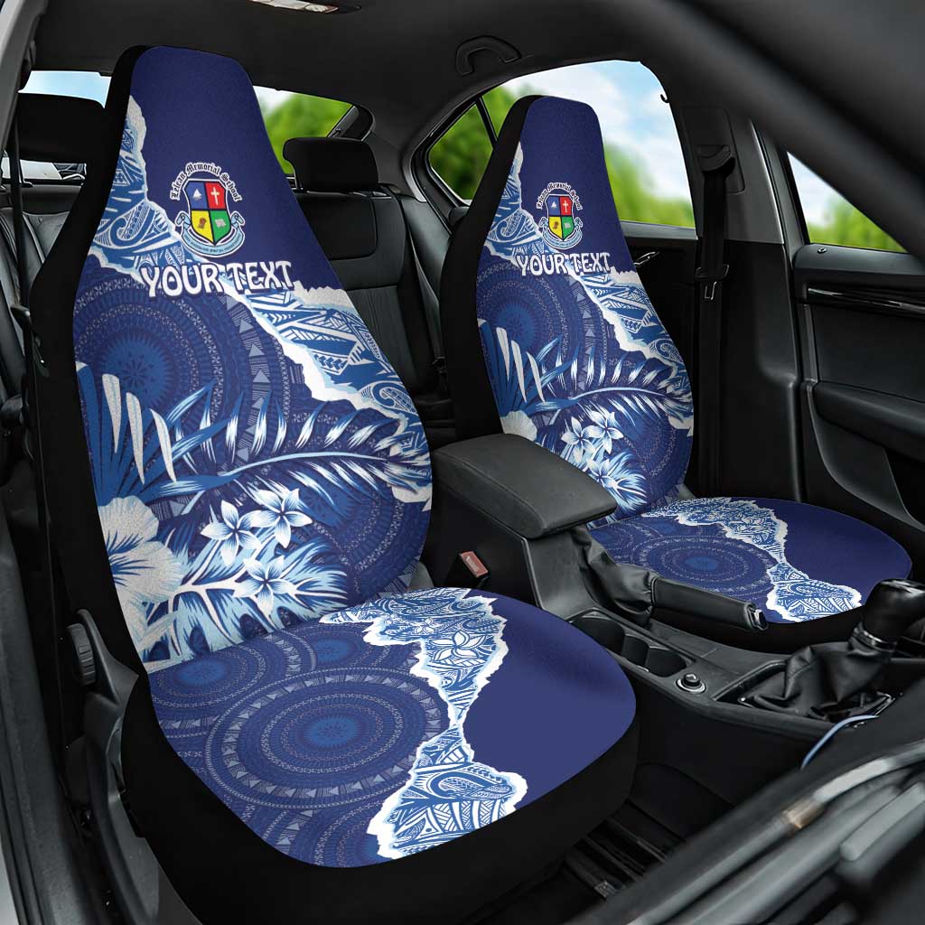 Fiji Lelean Memorial School Personalised Car Seat Cover Korodredre Davuilevu Masi Mix Style