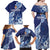 Fiji Lelean Memorial School Personalised Family Matching Off Shoulder Maxi Dress and Hawaiian Shirt Korodredre Davuilevu Masi Mix Style