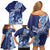Fiji Lelean Memorial School Personalised Family Matching Off Shoulder Short Dress and Hawaiian Shirt Korodredre Davuilevu Masi Mix Style
