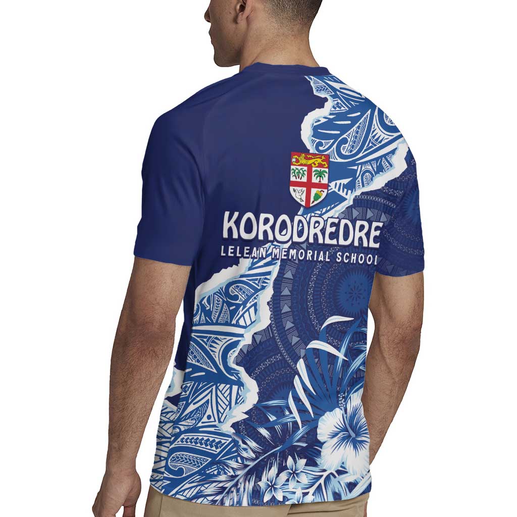 Fiji Lelean Memorial School Personalised Rugby Jersey Korodredre Davuilevu Masi Mix Style