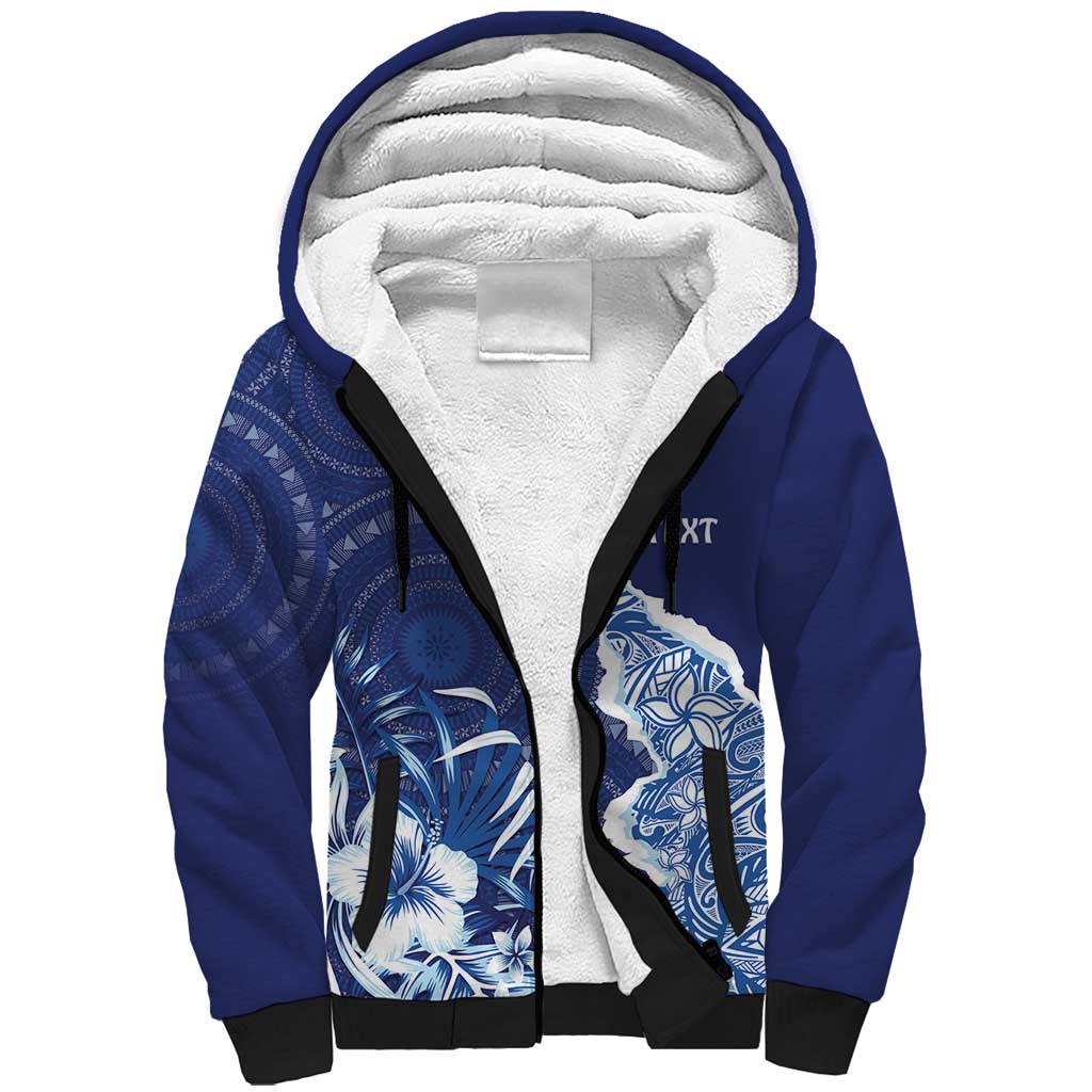 Fiji Lelean Memorial School Personalised Sherpa Hoodie Korodredre Davuilevu Masi Mix Style