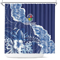 Fiji Lelean Memorial School Personalised Shower Curtain Korodredre Davuilevu Masi Mix Style