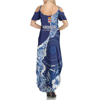 Fiji Lelean Memorial School Personalised Summer Maxi Dress Korodredre Davuilevu Masi Mix Style