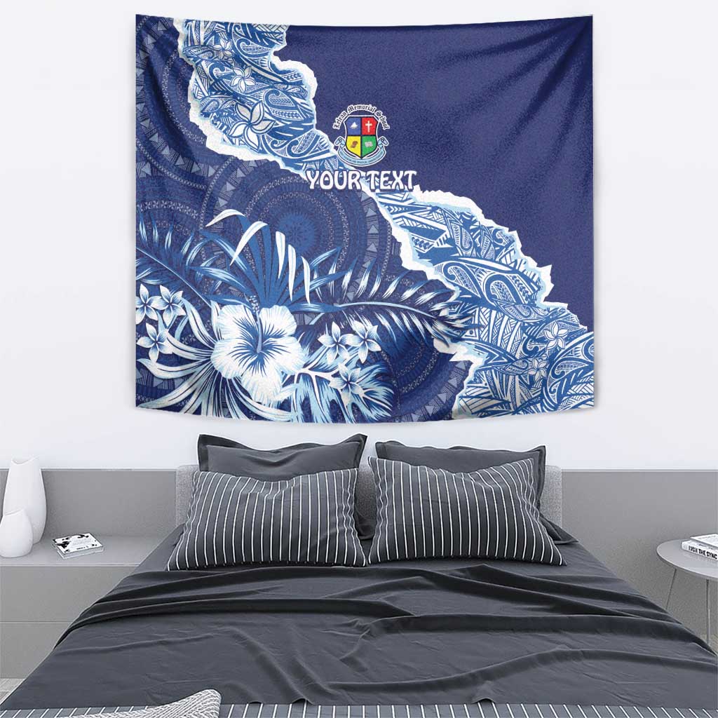 Fiji Lelean Memorial School Personalised Tapestry Korodredre Davuilevu Masi Mix Style