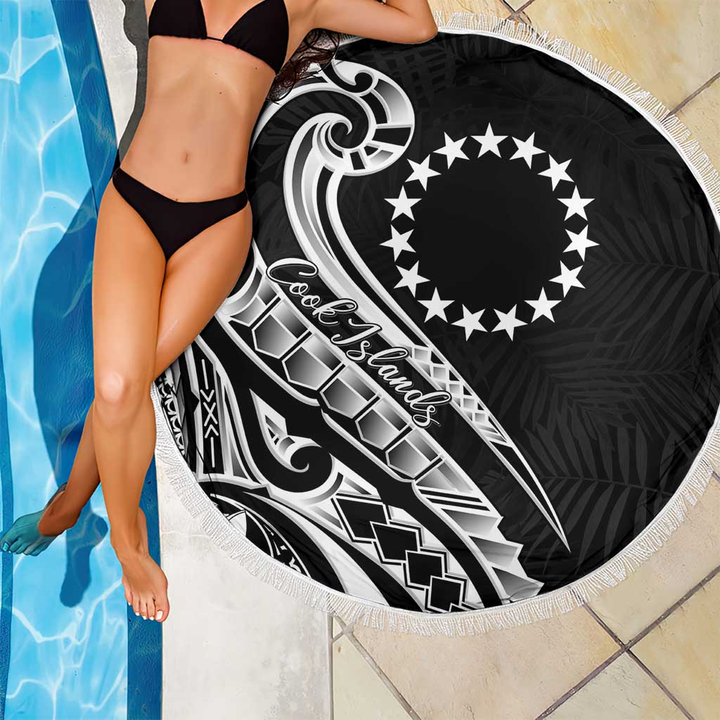 Kia Orana Cook Islands Beach Blanket Kerekere Plumeria Tropical Waves LT7 - Polynesian Pride