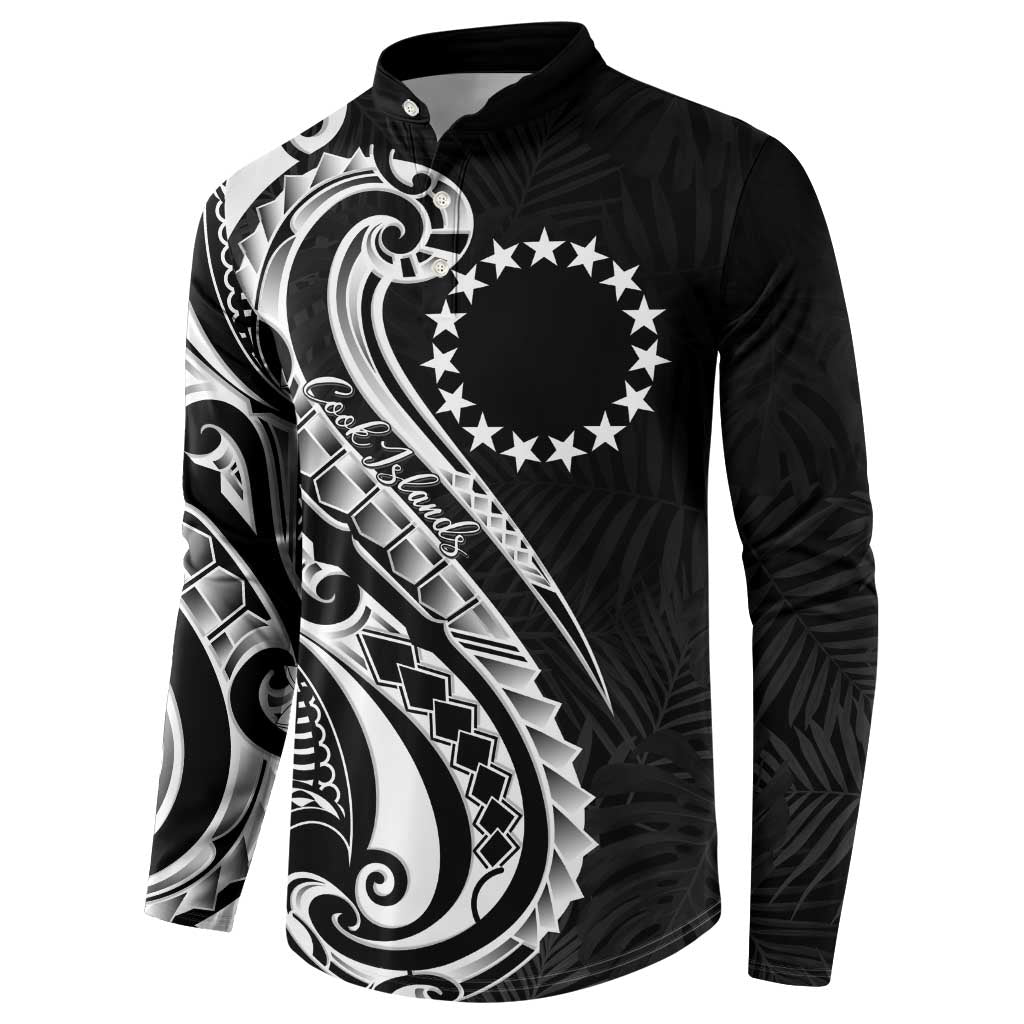 Kia Orana Cook Islands Button Sweatshirt Kerekere Plumeria Tropical Waves LT7 - Polynesian Pride