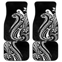 Kia Orana Cook Islands Car Mats Kerekere Plumeria Tropical Waves LT7 - Polynesian Pride