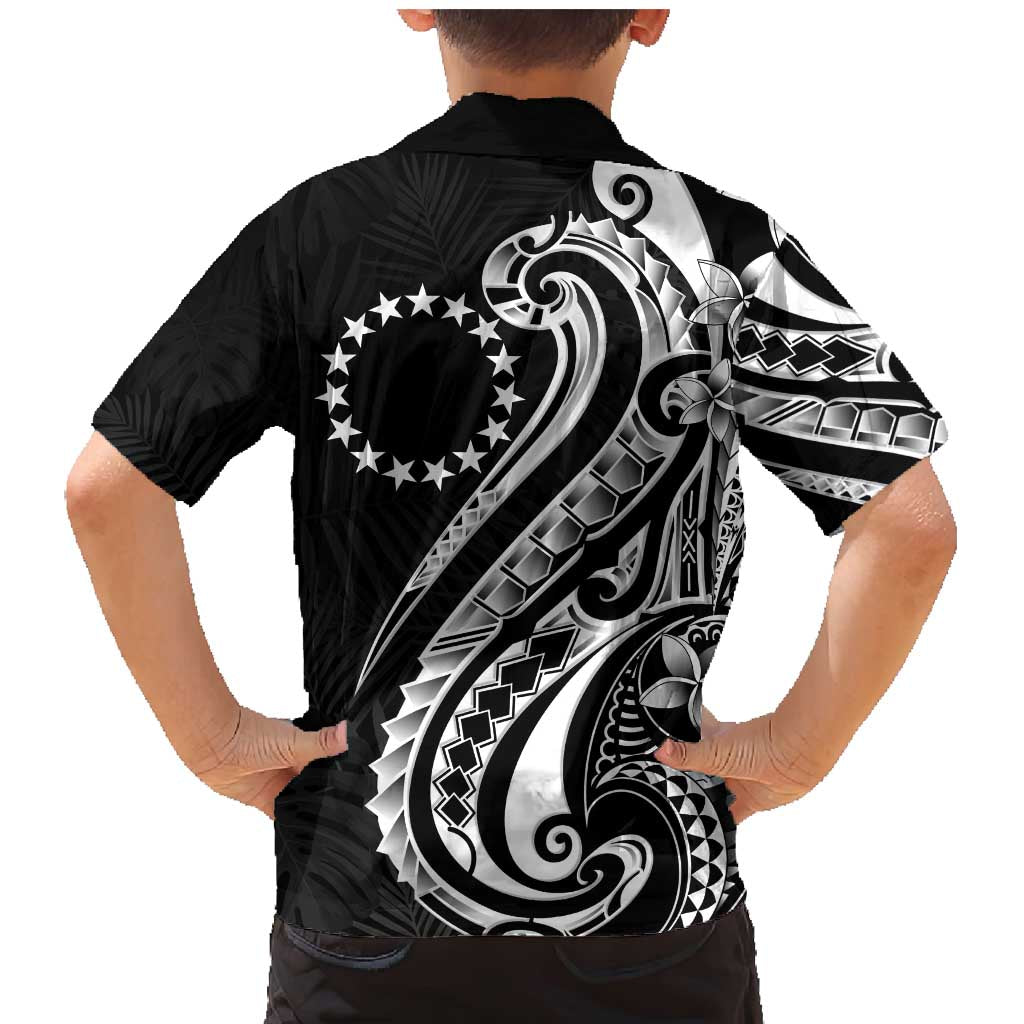 Kia Orana Cook Islands Family Matching Mermaid Dress and Hawaiian Shirt Kerekere Plumeria Tropical Waves - Polynesian Pride