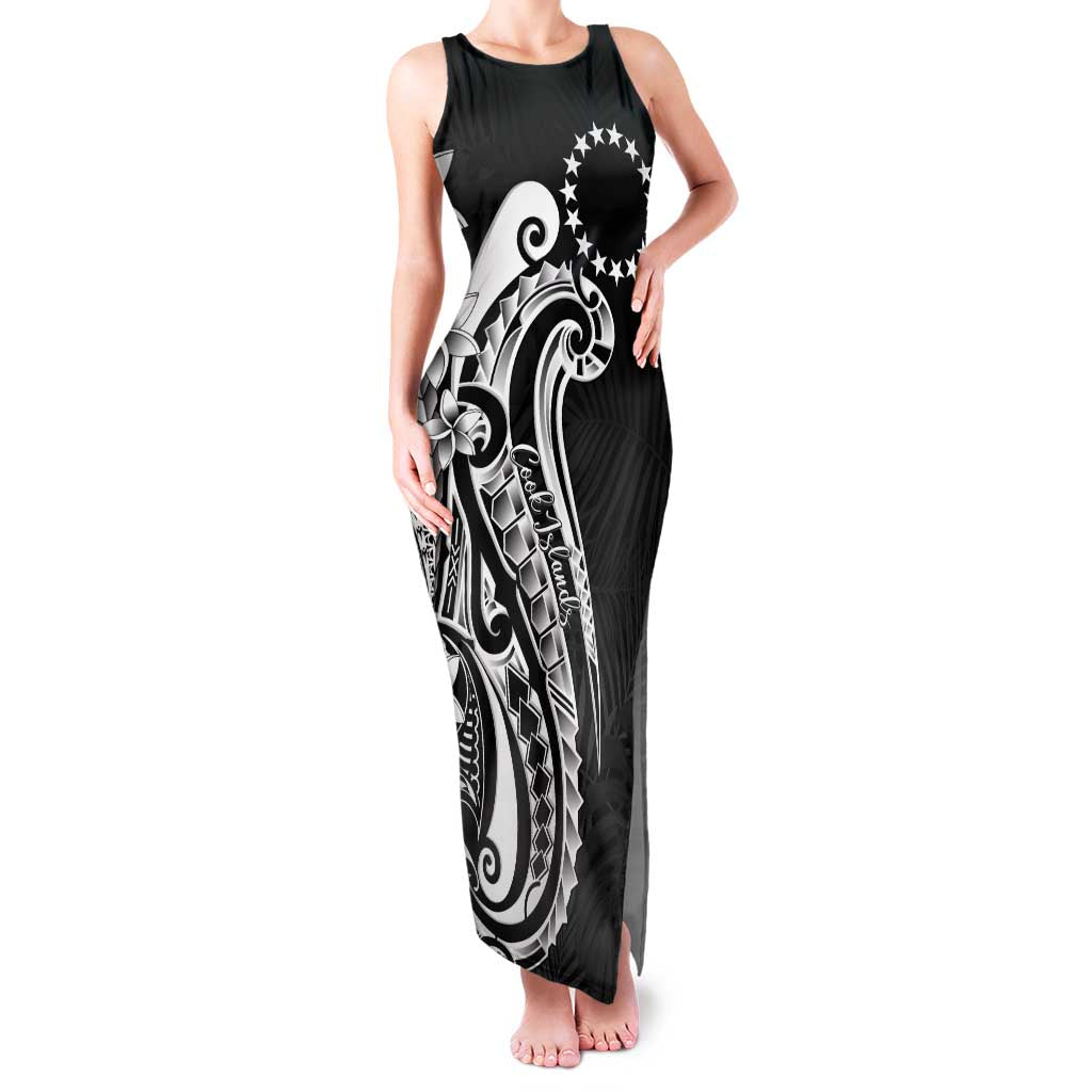 Kia Orana Cook Islands Family Matching Tank Maxi Dress and Hawaiian Shirt Kerekere Plumeria Tropical Waves - Polynesian Pride