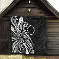 Kia Orana Cook Islands Quilt Kerekere Plumeria Tropical Waves - Polynesian Pride