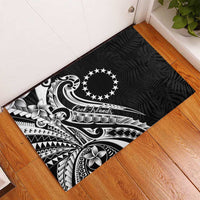 Kia Orana Cook Islands Rubber Doormat Kerekere Plumeria Tropical Waves LT7 - Polynesian Pride