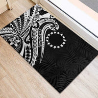 Kia Orana Cook Islands Rubber Doormat Kerekere Plumeria Tropical Waves LT7 - Polynesian Pride
