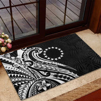 Kia Orana Cook Islands Rubber Doormat Kerekere Plumeria Tropical Waves LT7 - Polynesian Pride
